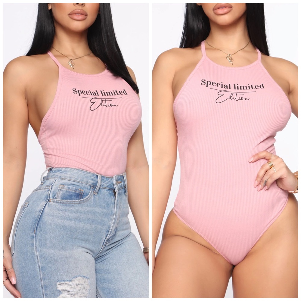 Fashion Nova Pink bodysuit